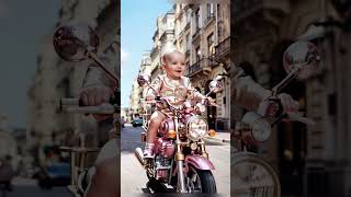 Baby biker  Bébé motard  koficomregginight [upl. by Kulsrud168]