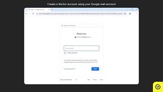 Create a Norton account using your Google mail [upl. by Selrahcnhoj931]