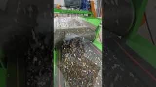 Metal can crushing and magnetic separation recyclingsolution [upl. by Corinne]