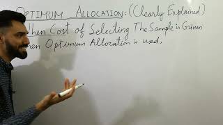 Optimum Allocation Clearly Explained  Statistics Tutor [upl. by Renraw137]