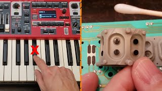 Nord Stage 3 Piano Fix Keyboard dead Key Repair piano nord repair [upl. by Reeher]