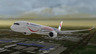 Malaysia Airlines A350900 Takeoff in Kuala Lumpur International Airport  RFS  RealFlightSimulator [upl. by Ennaul703]