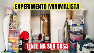 MINIMALISMO 21 Experimentos MINIMALISTAS que transformam vidas para tentar na SUA CASA [upl. by Kaslik]