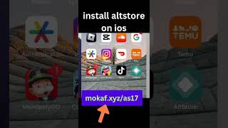 How to Install Altstore iphone No Computer Sideload IPAs to Your iOS [upl. by Akkin]