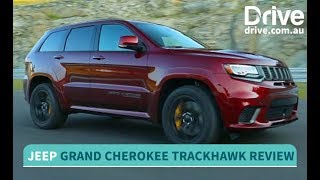 2018 Jeep Grand Cherokee Trackhawk Review  Drivecomau [upl. by Newton538]