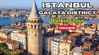 Walking Street  ISTANBUL GALATA DISTRICT Turkey  A sector full of surprises [upl. by Kamilah]