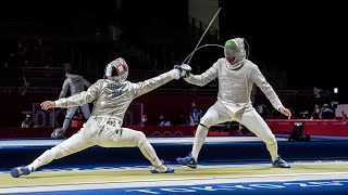 Szilágyi HUN v Pakdaman IRI T8  Fencing Men’s Sabre Ind Highlights TOKYO 2020 Games [upl. by Ahtnamas]