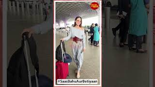 TV actress Sara Khan is jetsetting off to new adventures  SBB [upl. by Ylra165]