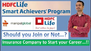 HDFC Life Smart Achievers Program  Insurance Company Jobs  Graduate Jobs [upl. by Sou725]