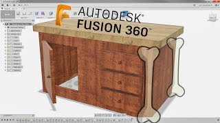 Skeletons in The Wood Cabinet — Fusion 360 Tutorial — LarsLive 112 [upl. by Bible413]