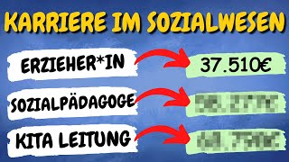 Gehalt und Karriere im Sozialwesen als Kinderpfleger Erzieher Pädagoge und mehr  ERZIEHERKANAL [upl. by Palermo]