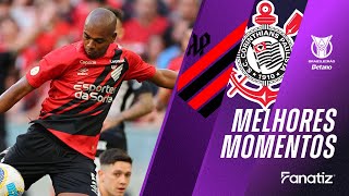 Athletico Paranaense 1x1 Corinthians  Melhores Momentos  Brasileirão2024 [upl. by Tacita695]