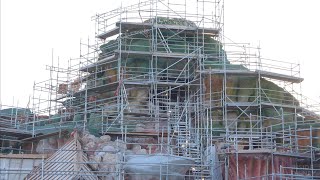 Splash Mountain is TURNING GREEN  Disneyland Construction Update March 14 2024 [upl. by Essirehc96]