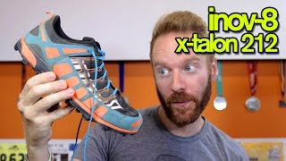 INOV8 XTALON 212 REVIEW  The Ginger Runner [upl. by Eirased]