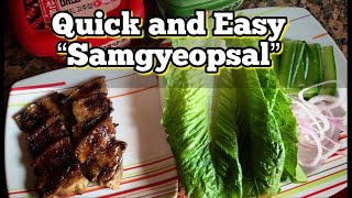 Satisfying quotPork Samgyeopsalquot at low cost [upl. by Howarth671]