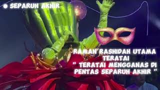 Raman Rashidah Utama  Teratai  Semi Final The Masked Singer Malaysia Musim ke 4 [upl. by Millie]