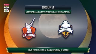 Live  Lahore Whites vs Karachi Blues  Match 32  National T20 202324  PCB [upl. by Hairom222]