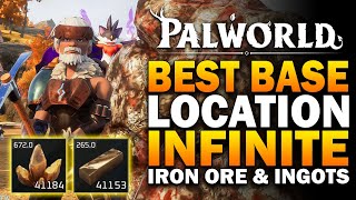 Palworld INFINITE Ore amp Ingot Farm  Palworld Best Base Location [upl. by Jeroma659]