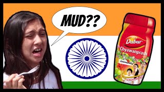 Americans Try CHYAWANPRASH for the First Time  Rickshawali [upl. by Lemert]