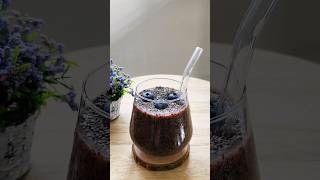 HEALTHY Blueberry ðŸ« Smoothie ASMR smoothie [upl. by Eissirhc475]