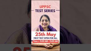 SAARTHI  UPPSC Prelims Test Series First Test Free for All by Shubhra Ranjan IAS  25th May [upl. by Gaddi]