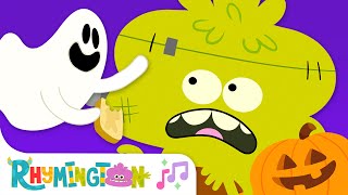 Down By The Spooky Bay  Halloween Song For Kids  Rhymington Square [upl. by Hoj]