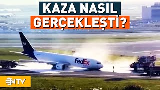 Tecrübeli Pilot Uçağı Gövdesi Üzerine İndirdi İstanbul Havalimanında Son Durum  NTV [upl. by Htebiram]