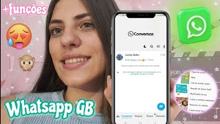 WHATSAPP GB PRO WHATSAPP MODIFICADO 🔥😱 Com Novas Funções 🫣 [upl. by Eleda]