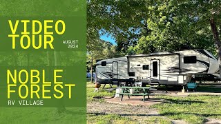 Video tour of Noble Forest RV Village in Magnolia TX near Texas Renaissance Festival [upl. by Aehcim]