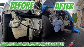 How To Replace Windshield Washer Fluid Reservoir for Corolla 0813 diy corolla toyota youtube [upl. by Notnilc]