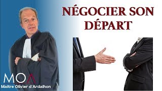 Comment négocier la rupture de son contrat de travail [upl. by Gorges]