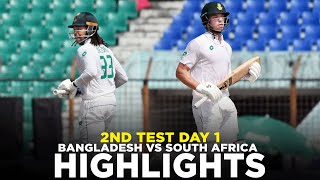 Full Highlights  Bangladesh vs South Africa  2nd Test Day 1  M3H1K [upl. by Barbee]