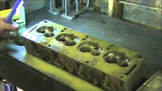 Cast Iron Spray Welding Ford FE 390 Part 3 quotBlendingquot [upl. by Neeron]