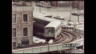 1970s Chicago Loop L Picasso Grindhouse Movie Marquee [upl. by Seema452]