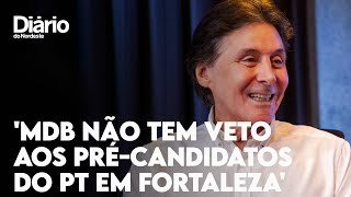 quotMDB não tem veto a nenhumquot dos précandidatos do PT à Prefeitura de Fortaleza diz Eunício Oliveira [upl. by Atiuqin]