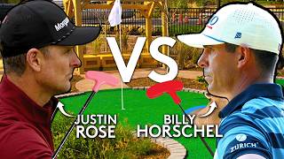 Tour Pros Play Mini Golf  Rose vs Horschel [upl. by Selrac]