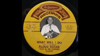 CAJUN ACCORDION Aldus Roger  What Will I Do  La Louisianne 8131  19667 [upl. by Siuraj]