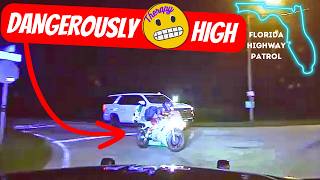 FHP Chase Lady on Stolen Yamaha R6 Ends in Shocking Narcan Rescue [upl. by Zanas617]