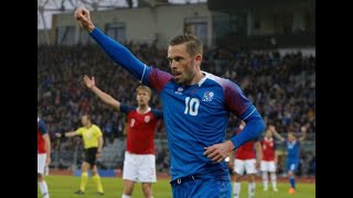 Gylfi Sigurdsson first goal for Iceland 7102011 [upl. by Ttimme]