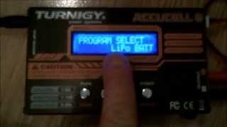 How to charge a LiFe battery with Turnigy Charger [upl. by Mirak450]