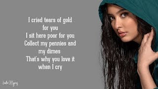 Faouzia  Tears of Gold Lyrics [upl. by Eilrebma]