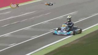 WSK FINAL CUP SERIES 2017 ROUND 2 KZ2 FINAL [upl. by Asinet]