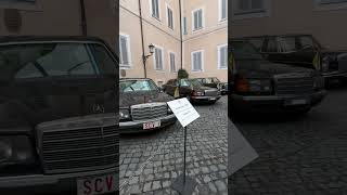 “The best and the least part” of the Vatican Palace mercedes automobile europe rome vatican [upl. by Lerim]