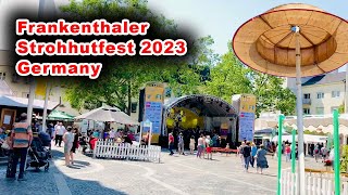 Frankenthaler Strohhutfest 2023  Frankenthal Strohhutfest  Straw Hat Festival Germany [upl. by Rolat]