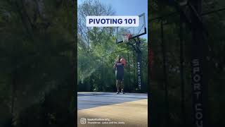 How to understand PIVOTING in basketball shorts [upl. by Massiw]