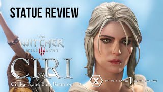 Ciri Fiona Elen Riannon  STATUE REVIEW  Prime 1 Studio [upl. by Harac]