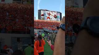 10 North Carolina vs Virginia Tech Enter Sandman entrance from the field [upl. by Riedel557]