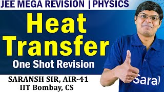 Heat Transfer Class 11 One Shot Physics JEE Mega Revision [upl. by Nahtanod151]