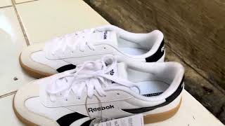 Unboxing sepatu samba low budget Reebok Smash Edge S WhiteBlackGum [upl. by Thynne72]