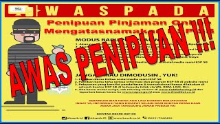 KSP Sejahtera Bersama apakah penipuan pinjaman online [upl. by Willdon462]